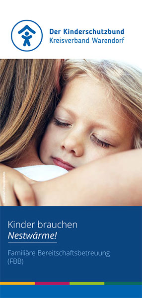 Flyer Familiäre Bereitschaftspflege - Nestwärme